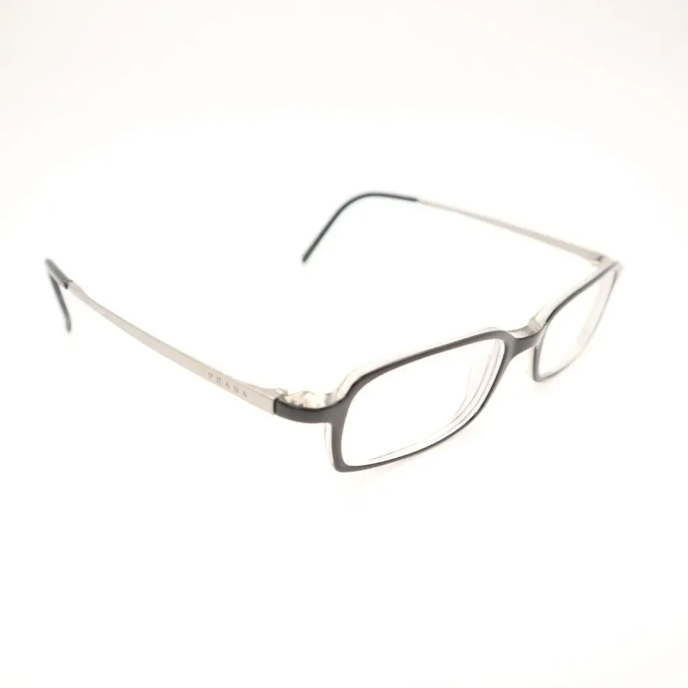PRADA VPR 13E 2AF-101 Women's Designer Eyeglasses 47-17 140 Black FRAME ONLY - Picture 6 of 10